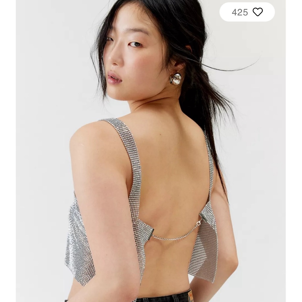 Silver top Rhinestone - Picture 4 of 10